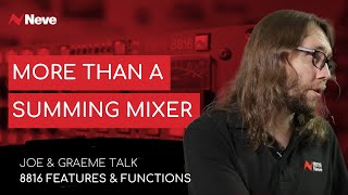 Video thumbnail for 8816: Features and Functionality by Neve