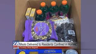 Meals Delivered to Residents Confined in Homes
