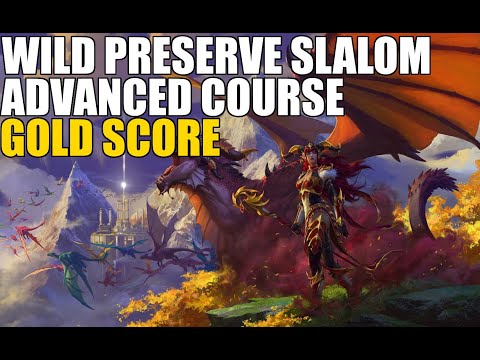 Wild Preserve Slalom Advanced Course Gold Score - Waking Shores Advanced Tour