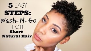 5 Easy Steps: How to Wash & Go for Short Natural Hair