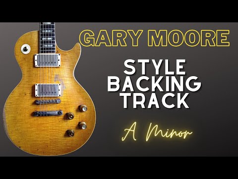 Gary Moore Style Backing Track - A Minor