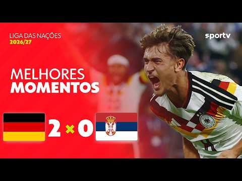 Gols e melhores lances de Alemanha x Sérvia