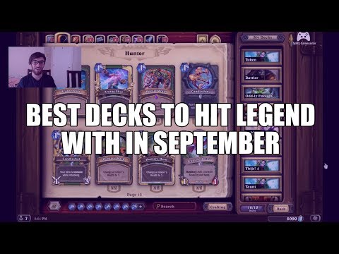 Best Hearthstone Decks to Hit Legend with in September