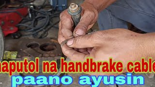 handbrake cable repair