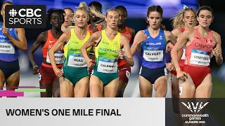 Canada's Lucia Stafford and Simone Plourde in women's one mile final on Day 9 of Glasgow 2026
