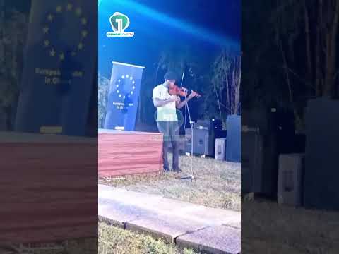 Fiifi Flawless Captivates Audience with Violin Performance at European Film Festival Ghana 2026