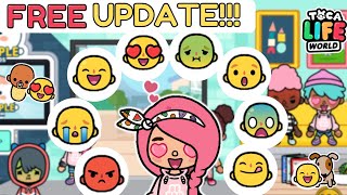 FREE UPDATE! | NEW CHARACTER EXPRESSIONS | UPDATE Toca Life World | Toca Boca