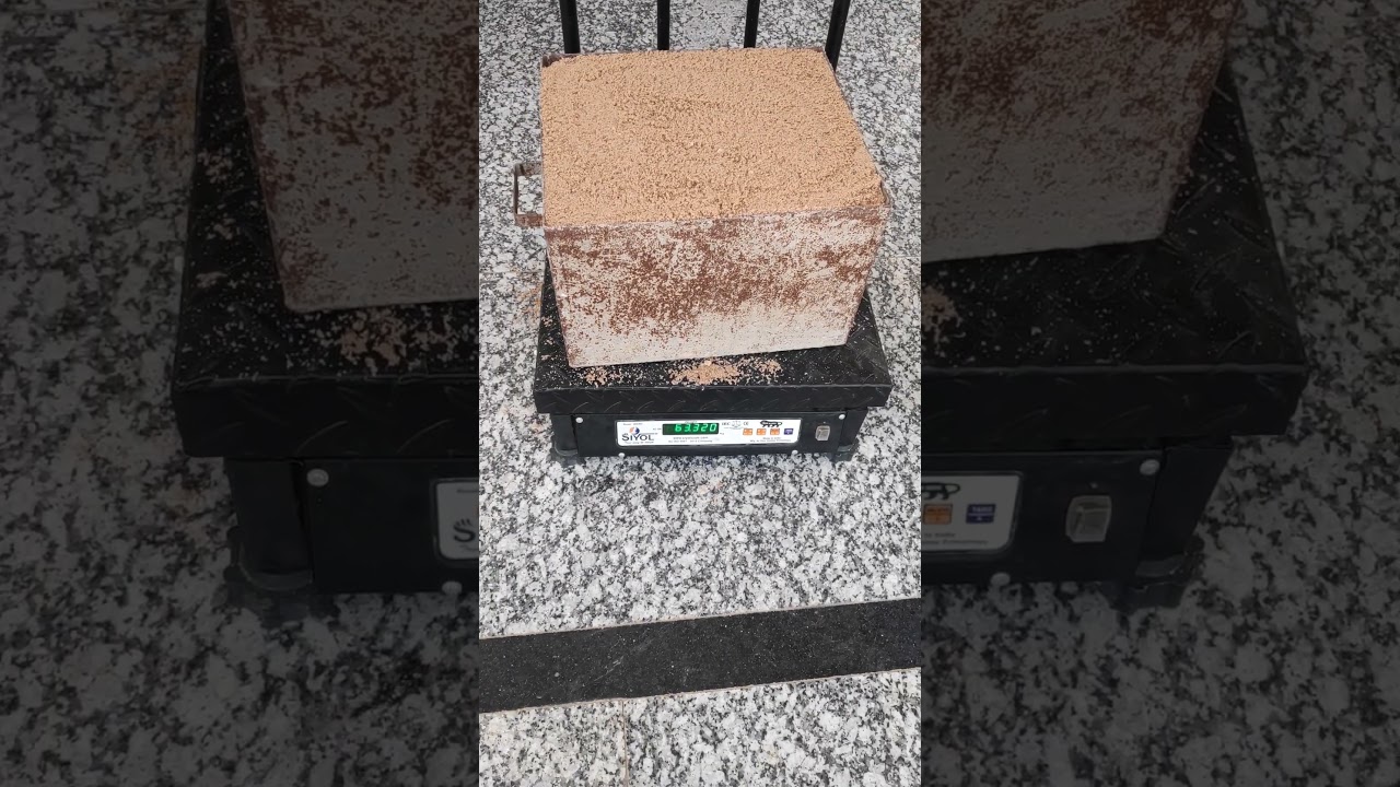 Aggregate Bulk density Checked with Standard Measuring Box #construction