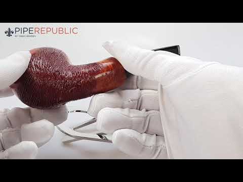 Poul Winslow Crown Viking Freehand-Pfeifen Bent Egg Einzelstück