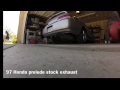 97 Honda Prelude Greddy SP exhaust