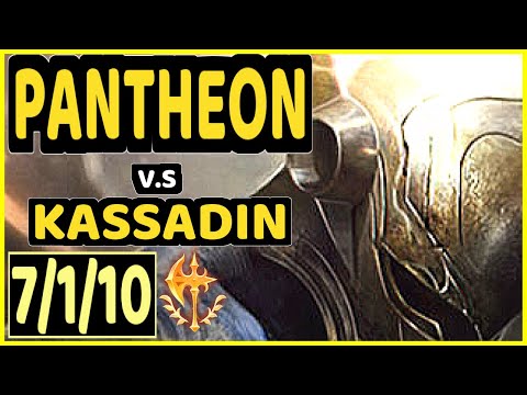 PEKIN WOOF (PANTHEON) vs KASSADIN - 7/1/10 KDA MID GAMEPLAY - NA Ranked GRANDMASTER