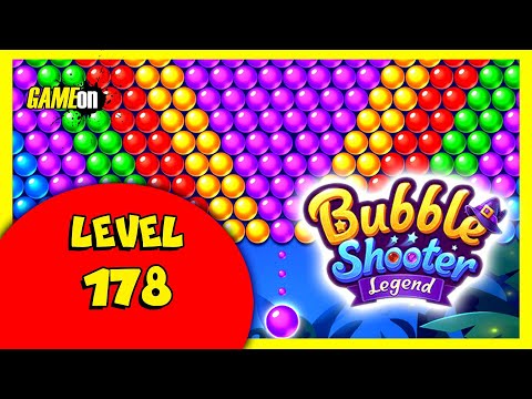 Bubble shooter legend 2021 Gameplay | Level 178