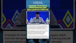 Prabowo: Saya Lebih Hormat ke Pemulung daripada Orang Pintar yang Curi Uang Rakyat