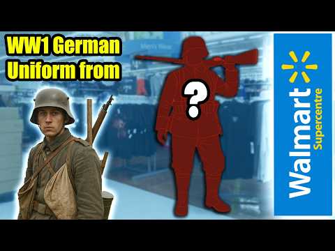 We made a WW1 German Uniform from Walmart!
