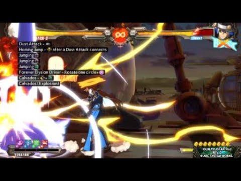 Jack-O BnB Dust Combo Guilty Gear Xrd REV 2 GGREV2 PS4