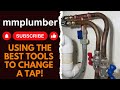 Using The Best Tools To Replace A Tap And Alter Pipes