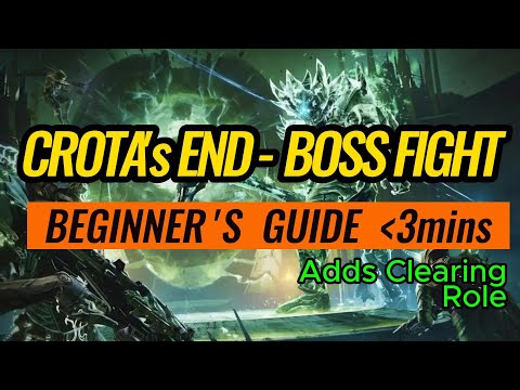 Destiny 2 | Crota's End Raid - Boss Encounter Beginners Guide Under 3 mins! (PART 1 - ADDS ROLE)