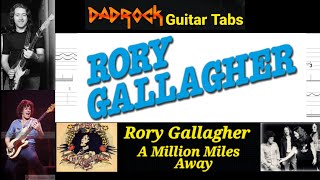A Million Miles Away - Rory Gallagher - Guitar + Bass TABS Lesson