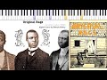 Original Rags by Scott Joplin (1899, Ragtime piano)
