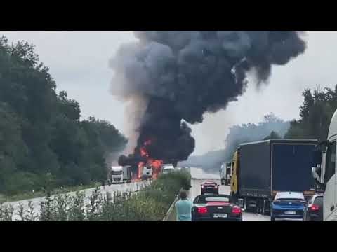 Horror Crash auf der A2 29.08.2023