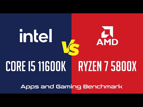 Intel Core i5 11600K vs AMD Ryzen 7 5800X - Apps & Gaming Benchmark (RTX 3090)