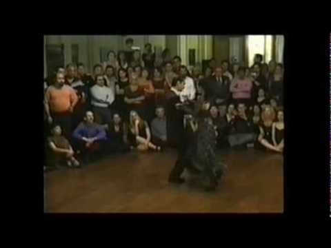  Javier Rodriguez  and  Geraldine Rojas  are  dancing  to  the  tango  "  El Huracan  "
