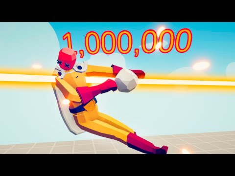1000000 DAMAGE GUN vs EVERY UNIT | TABS Totally Accurate Battle Simulator
