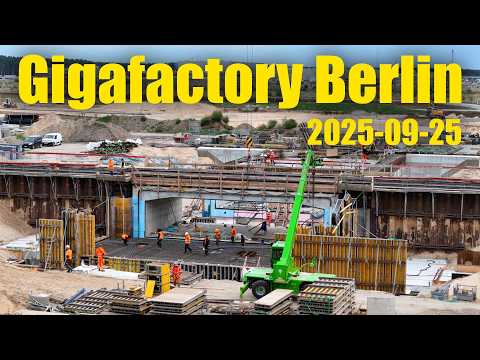Giga Berlin | 2025-09-25 | Northern Area Timelapse