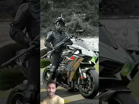 kawasaki ninja h2r looks #biker #bikelife #ninjah2r #ninja #automobile #kawasaki #ninja