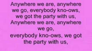 We Got The Party With Us - Hannah Montana (ON-SCREEN LYRICS HQ)