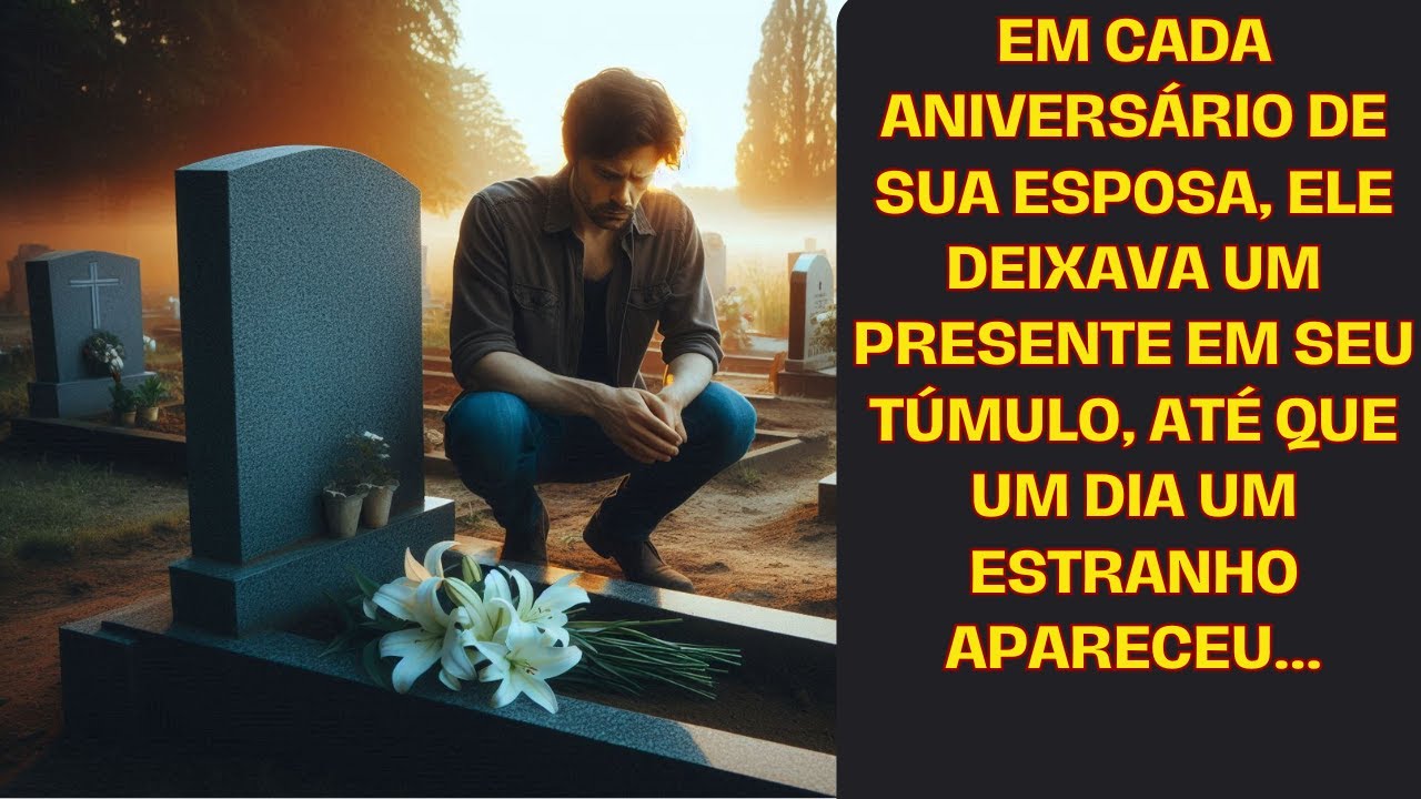 Em cada aniversário de sua esposa, ele deixava um presente em seu túmulo, até que um dia...