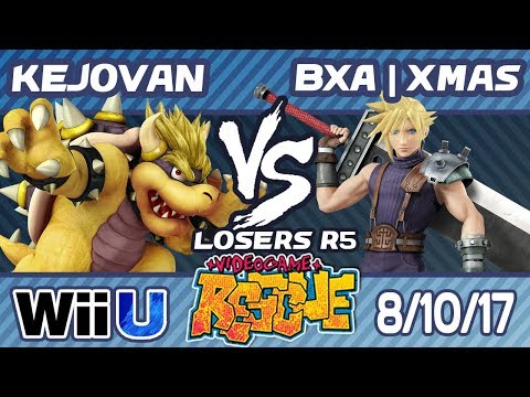 Video Game Rescue 8/10/17 - KeJovan (Diddy Kong, Bowser) vs. BxA | Xmas (Cloud) - LOSERS QUARTERS