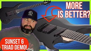 Video thumbnail for WHY THIS GUITAR CAN SUSTAIN FOREVER - SCHECTER SUNSET 6 TRIAD DEMO - NEW TRIPOCALYPSE TRIPLE BUCKER by Ninecore Neil