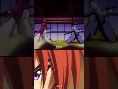 Kenshin vs. Sōjirō: 1997 vs. 2023 – Battōjutsu Battle Comparison #shorts