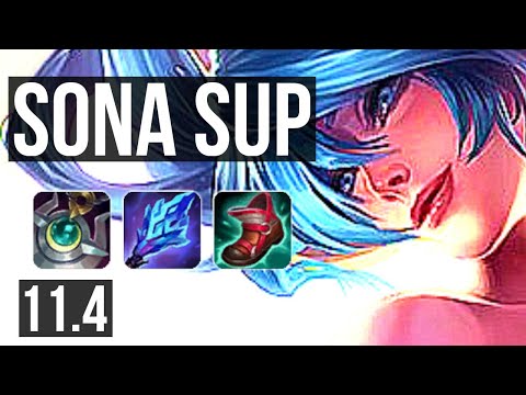 SONA & Jinx vs NAMI & Ezreal (SUPPORT) | Rank 2 Sona, 1.5M mastery, 1/1/5 | NA Challenger | v11.4