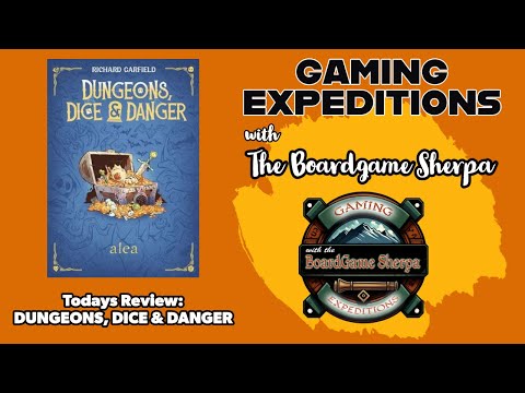 Dungeons, Dice & Danger Review | Roll & Write | Gaming Expeditions w/ the Board Game Sherpa