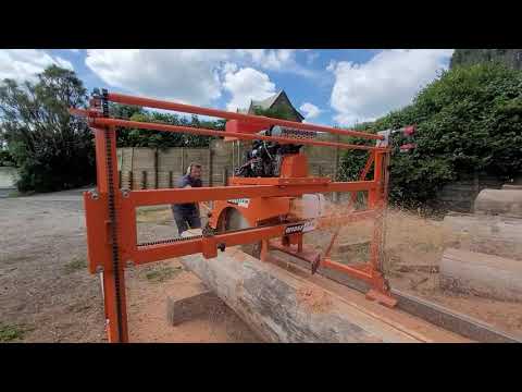 Turbosawmill 'GROUND BASED' 10" manual mill.