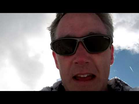 Results of my first attempt at skiing in knee deep powder