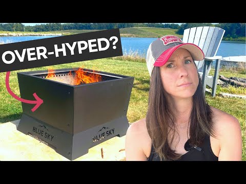 ♨️ SMOKELESS Blue Sky Square Peak Fire Pit Review | Worth the hype?