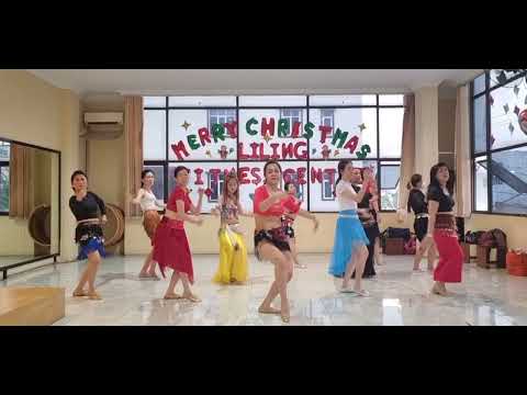 Tik tok Dabke remix Belly dance choreo by Sinta Liling Fitness Medan