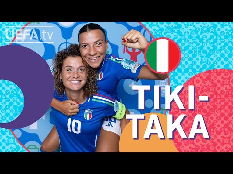 Tiki-Taka Questions With ARIANNA CARUSO & CRISTINA GIRELLI! 🇮🇹 #WEURO2025