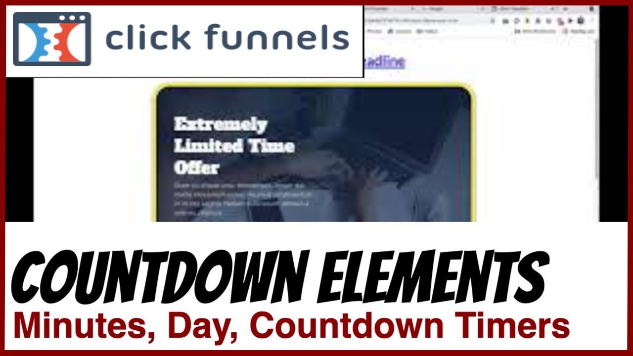 ClickFunnels 1.0 - 15 - Countdown Elements in the ClickFunnels Page Editor - Elements-5