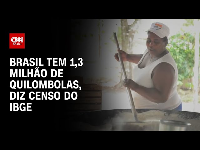 Brasil tem 1,3 milhão de quilombolas, diz Censo do IBGE | CNN PRIME TIME