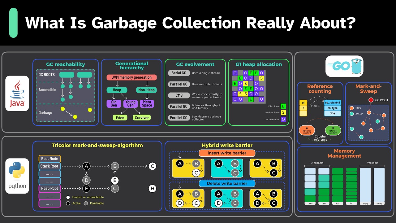 How the Garbage Collector Works in Java, Python, and Go!