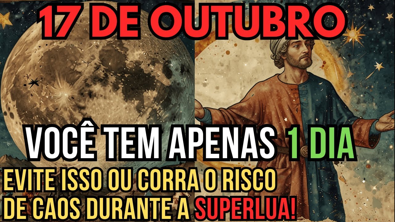 CUIDADO! Acontece AMANHÃ! Evite essas Coisas Anti-Espirituais durante a SUPERLUA! 17 OUTUBRO 2024!