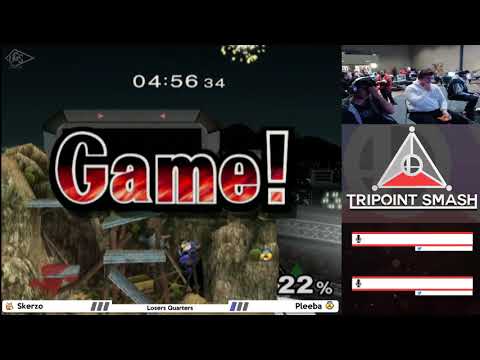 Tripoint Smash 40 - Losers Quarters - Skerzo (Fox) Vs. Pleeba (Sheik)