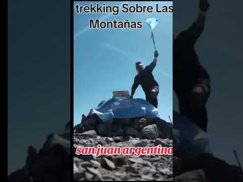 Cumbre Cerro Blanco 1.430 msnm, Zonda, San Juan Argentina,