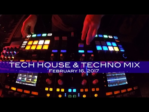 Techno Tech House Mix Deep Underground House Dance February 16,  2017 60 Minutes