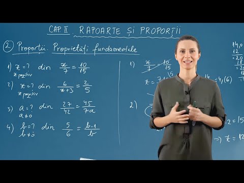 Proporții; proprietatea fundamentală a proporțiilor - Matematică - Clasa a VI-a