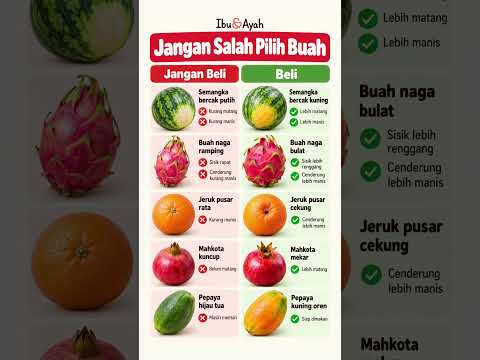 Jangan Salah Pilih, Ini 5 Ciri Buah Matang dan Manis #ibudanayah